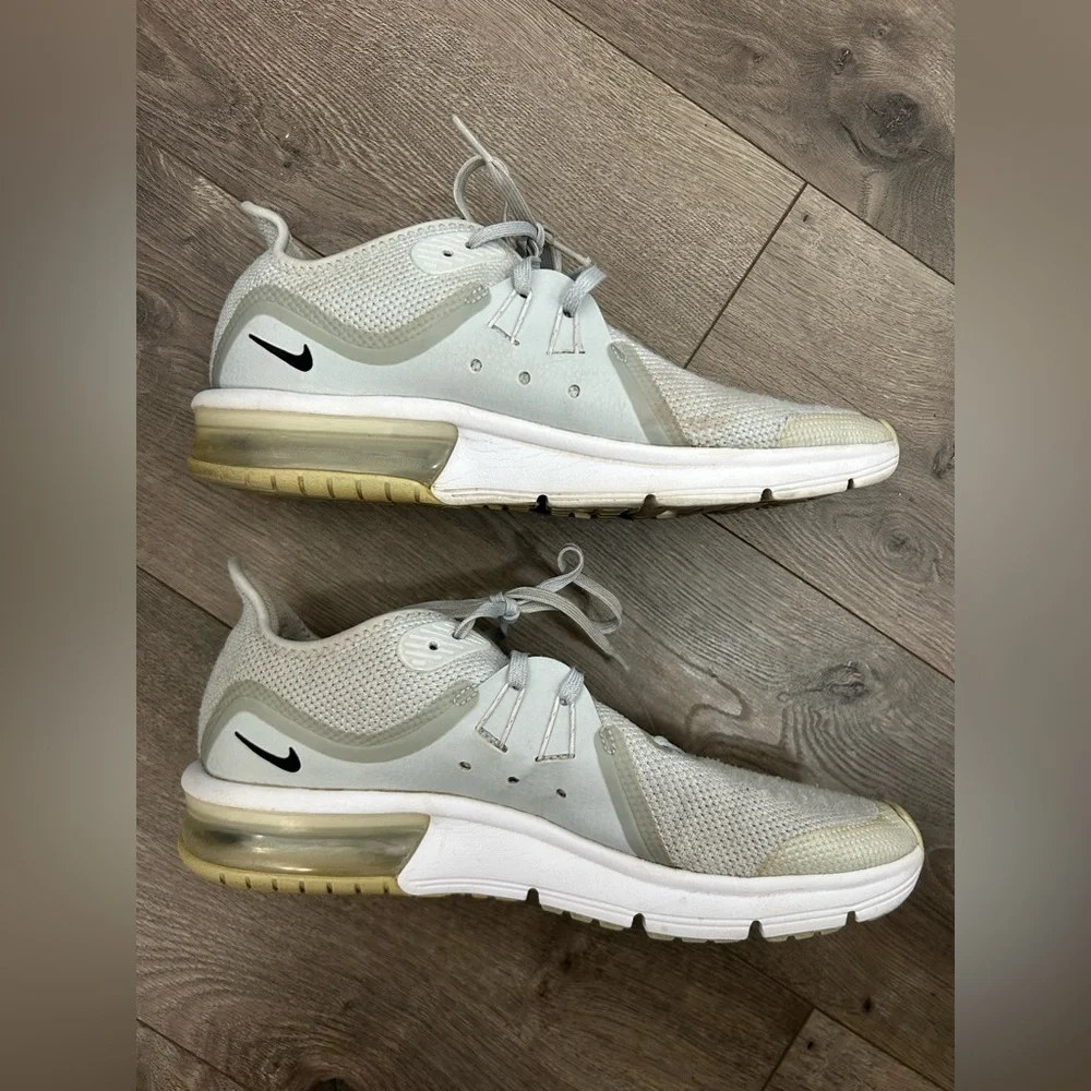 Kids Nike Air Max Gray Sneakers (7Y) - Picture 5 of 5